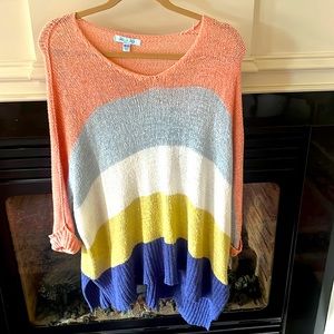 She+Sky super fun and cute stripped one size but fits large